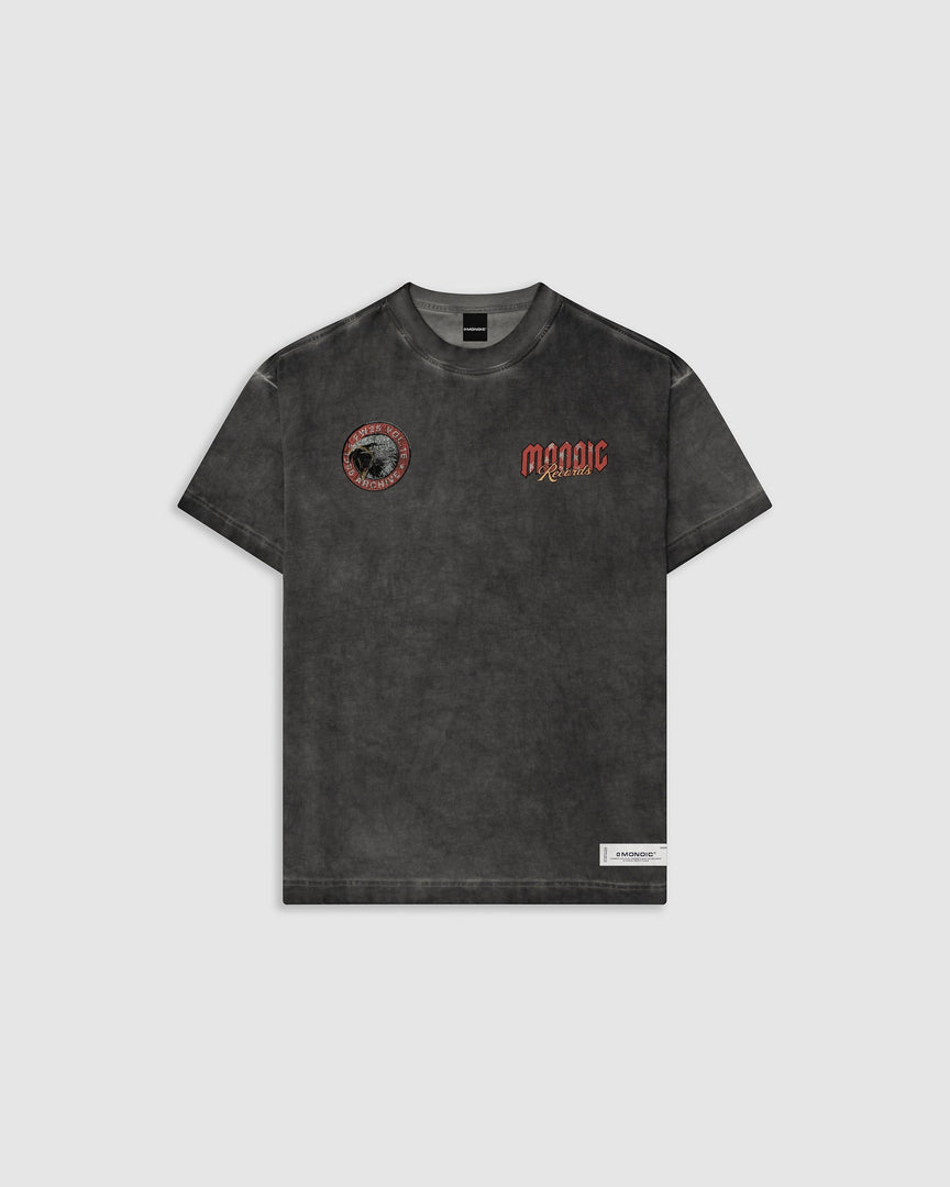 MONOIC - Eagle Oversized T-Shirt - Distressed Grey