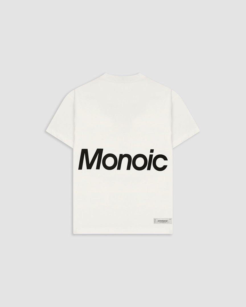 MONOIC - Oversized Logo T-Shirt V2 - Off White