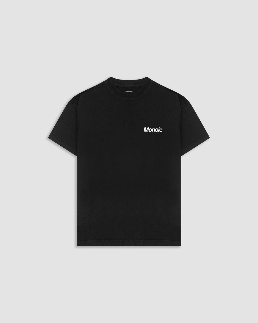 MONOIC - Oversized Logo T-Shirt V2 - Jet Black