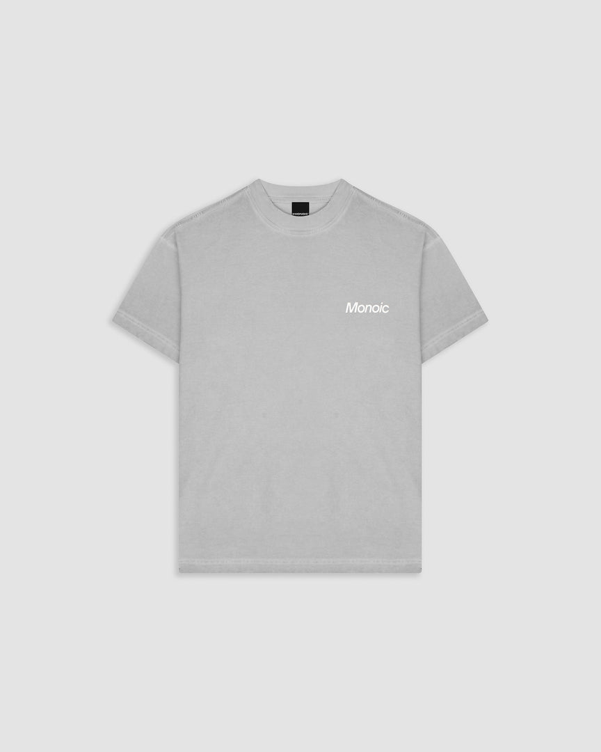 MONOIC - Oversized Logo T-Shirt V2 - Washed Grey