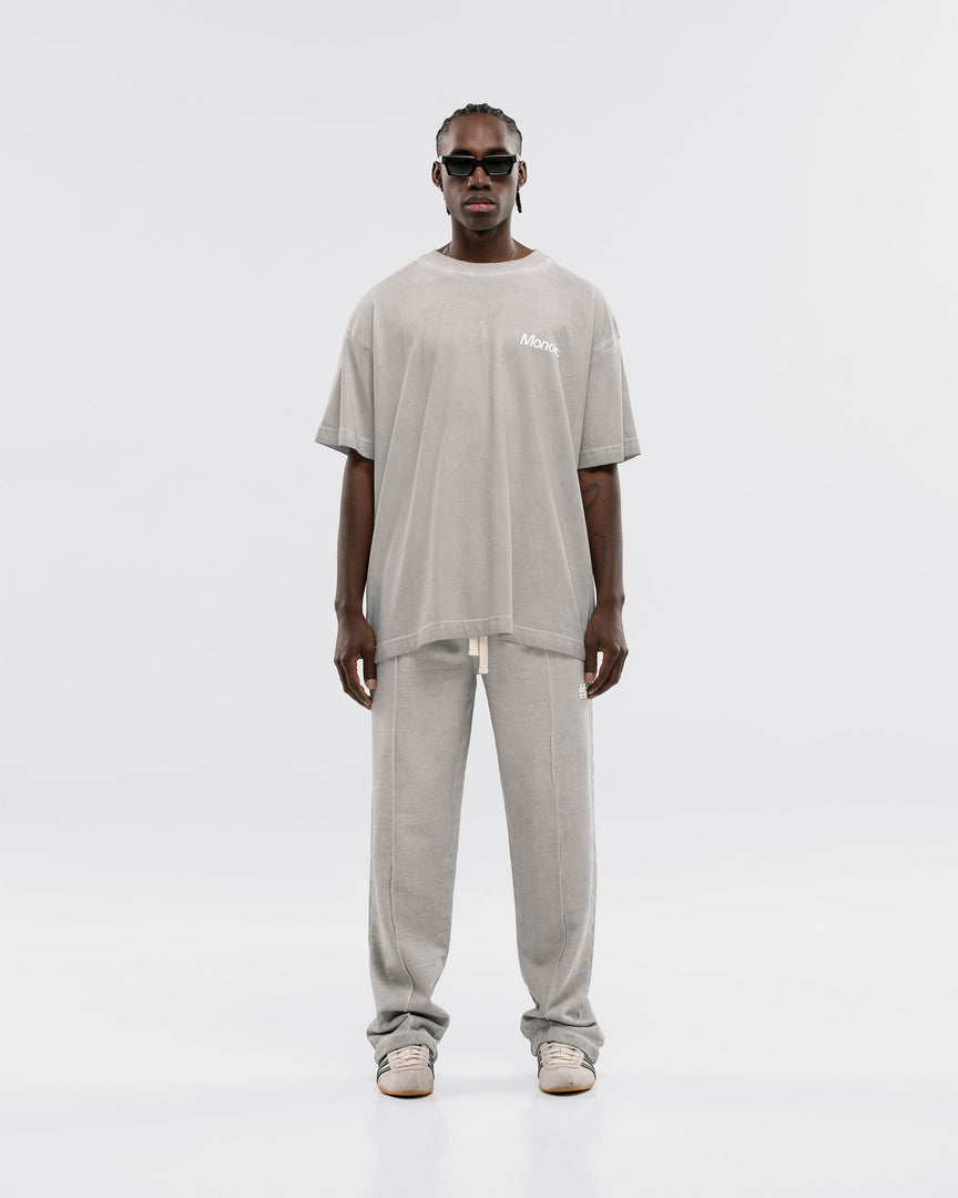 MONOIC - Oversized Logo T-Shirt V2 - Washed Grey