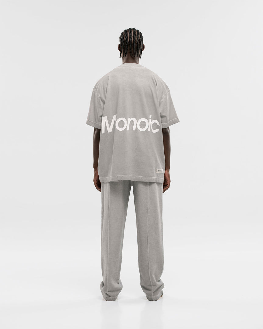 MONOIC - Oversized Logo T-Shirt V2 - Washed Grey