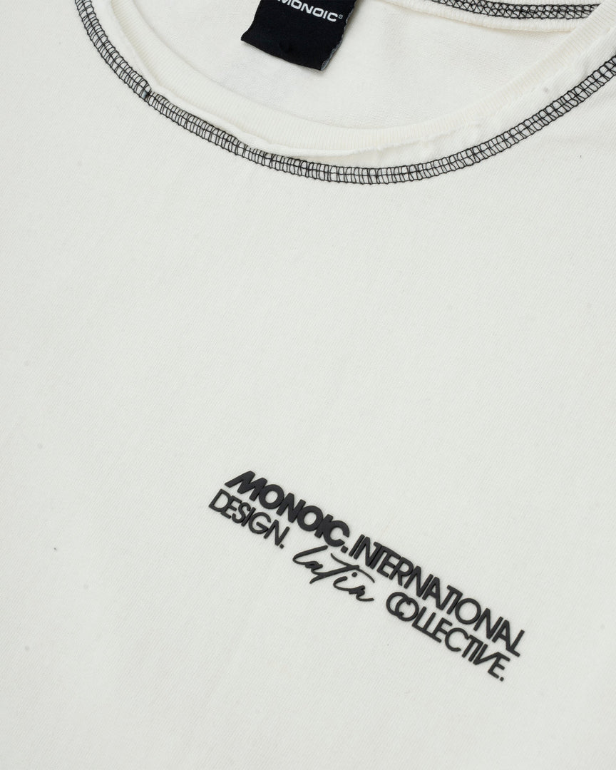 MONOIC - Design Collective Boxy Fit T-Shirt - Off-White