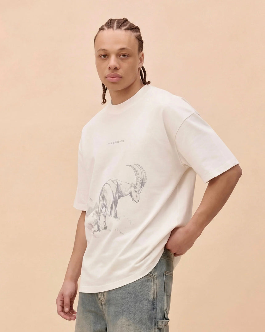 IDOL STUDIOS - IBEX - CREAM T-SHIRT