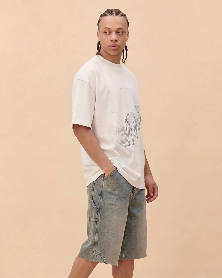 IDOL STUDIOS - IBEX - CREAM T-SHIRT