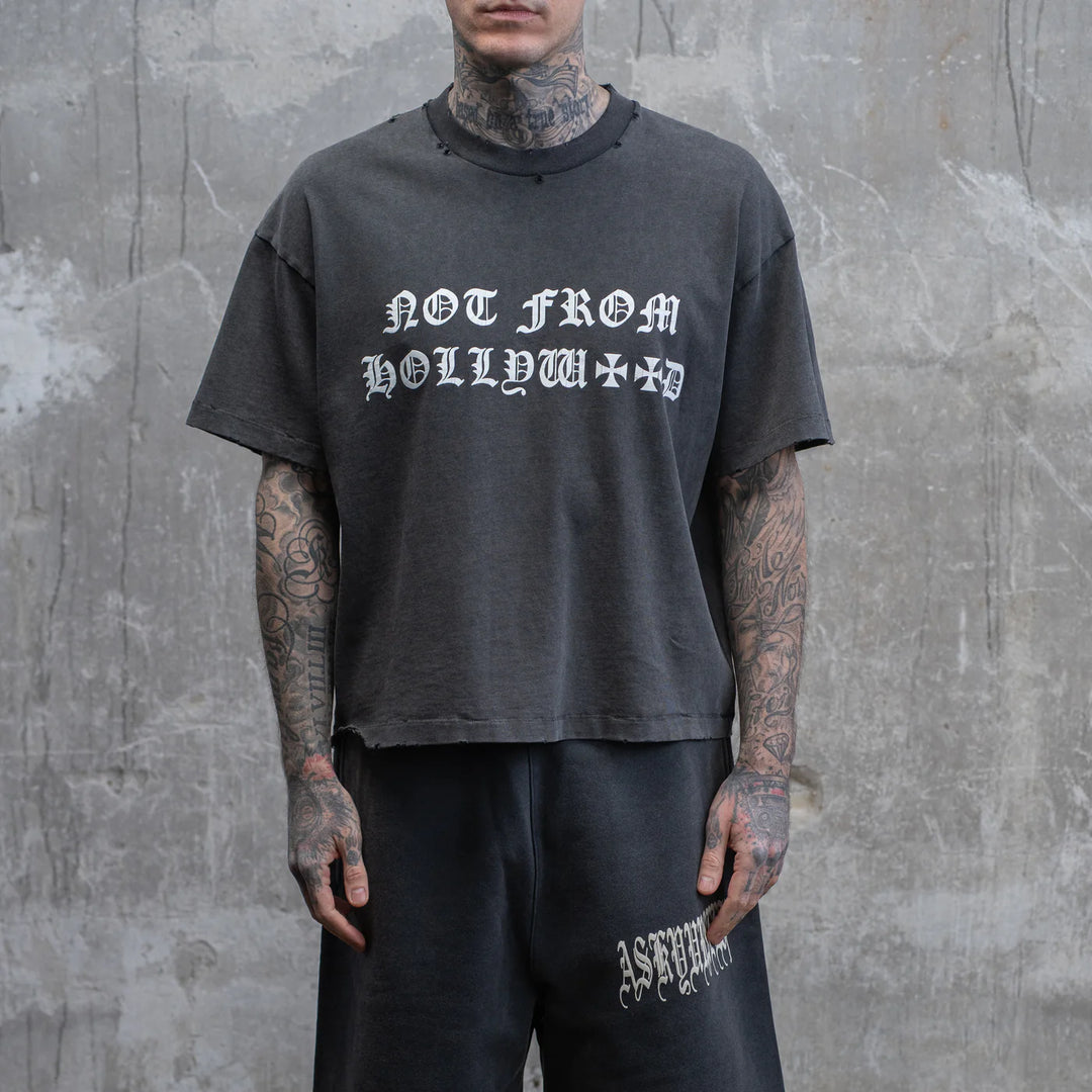 ASKYURSELF NOT FROM HOLLYWOOD-TEE