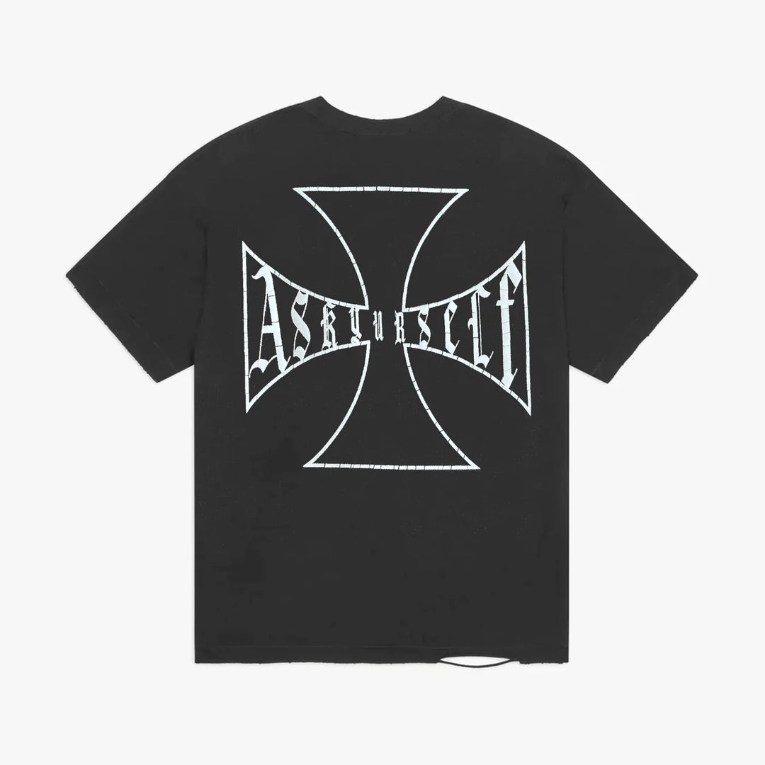 ASKYURSELF 90S CROSS VINTAGE-TEE