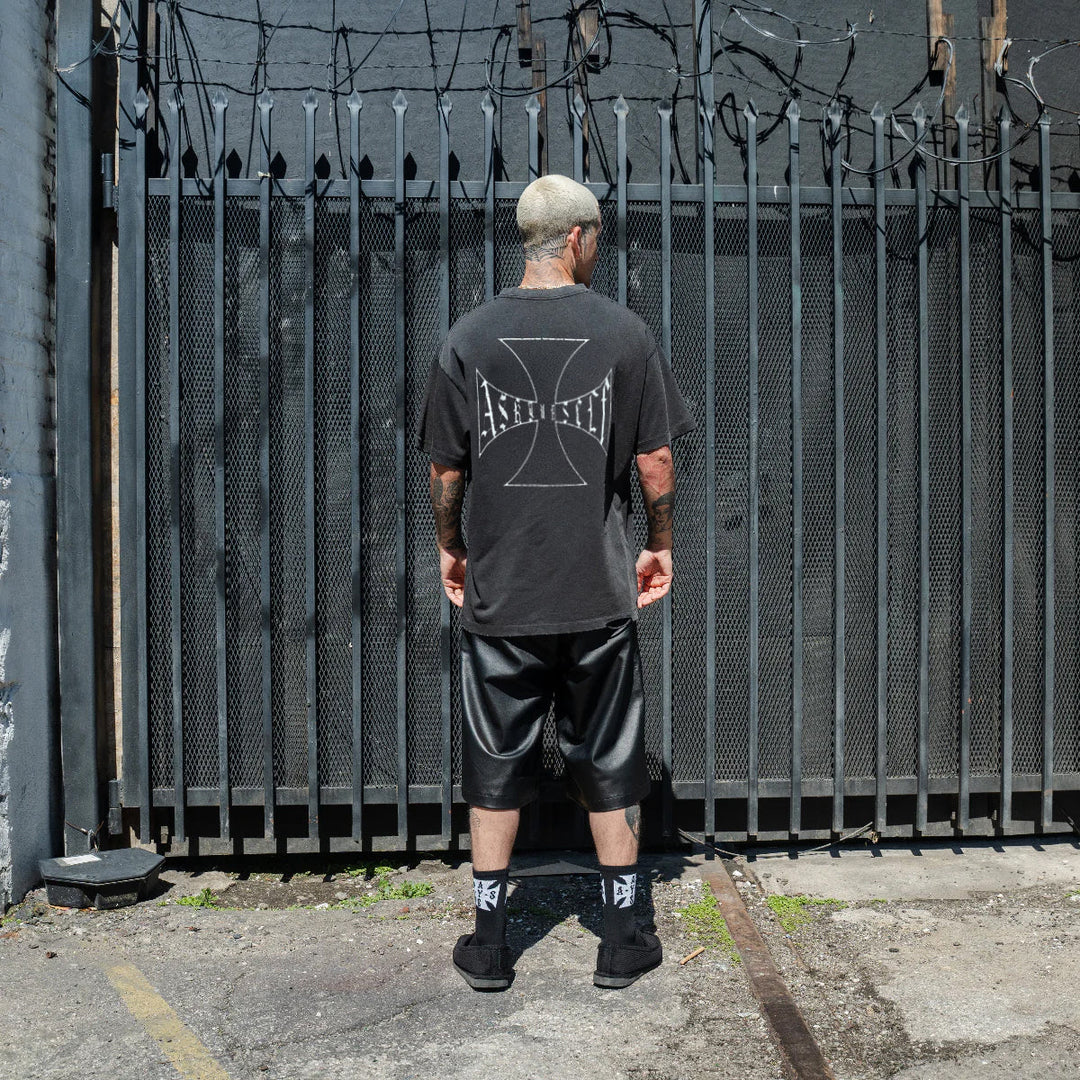 ASKYURSELF 90S CROSS VINTAGE-TEE