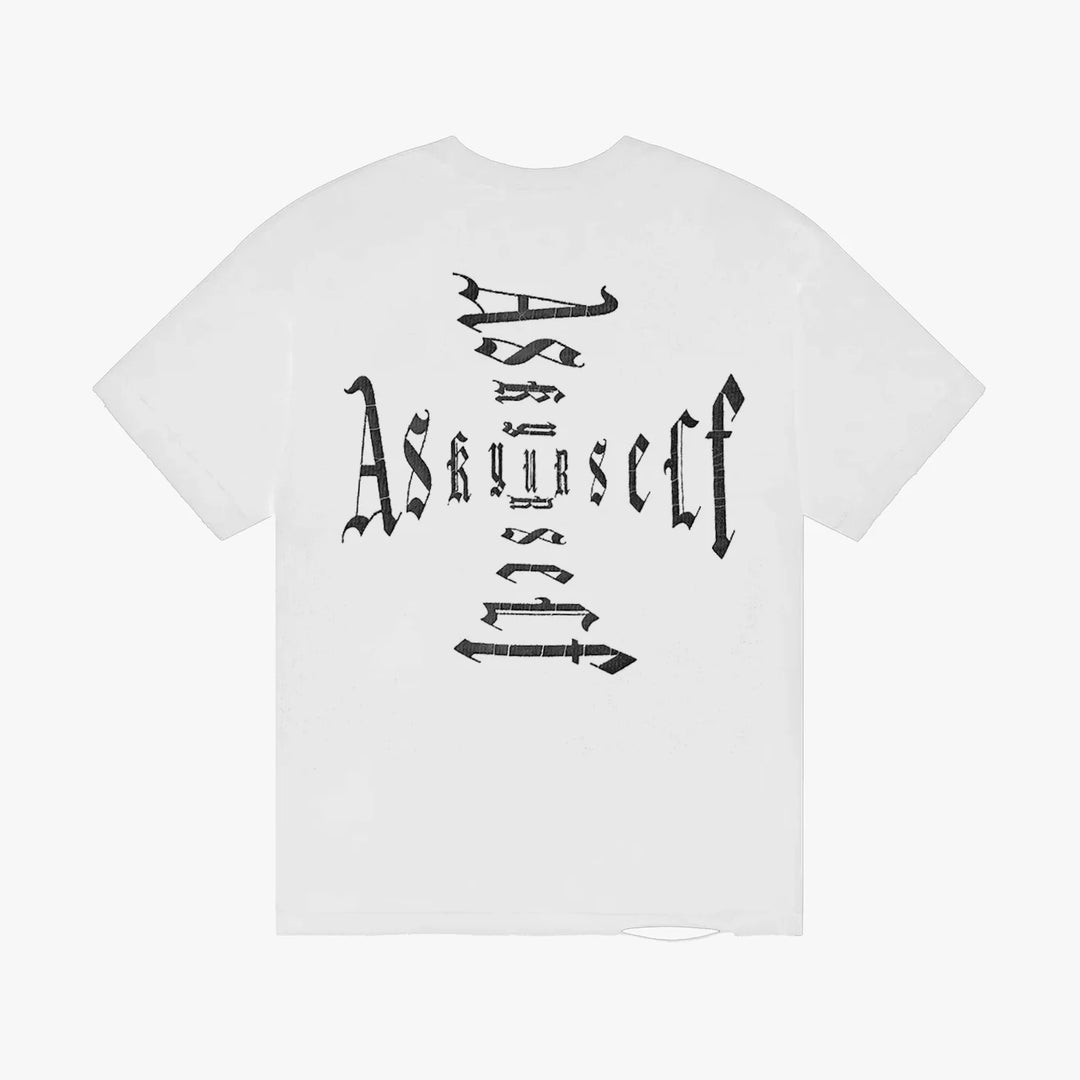 ASKYURSELF CROSS LOGO VINTAGE-TEE