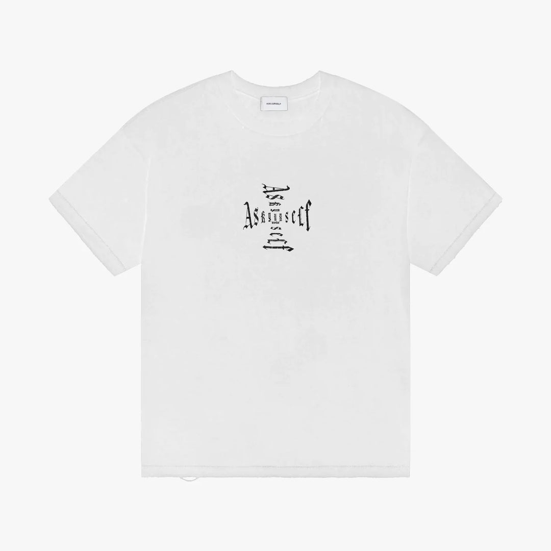 ASKYURSELF CROSS LOGO VINTAGE-TEE