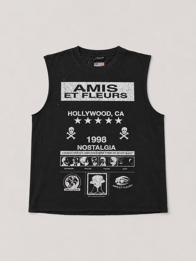AMIS ET FLEÚRS TANK TOP