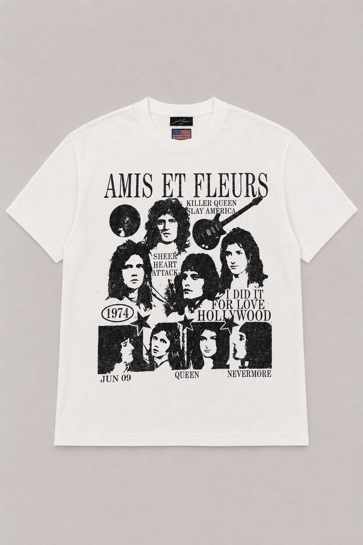 AMIS ET FLEÚRS T SHIRT