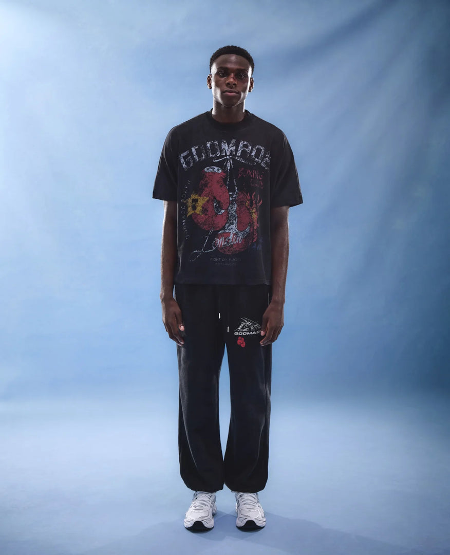 FIGHT CLUB - WASHED BLACK T-SHIRT