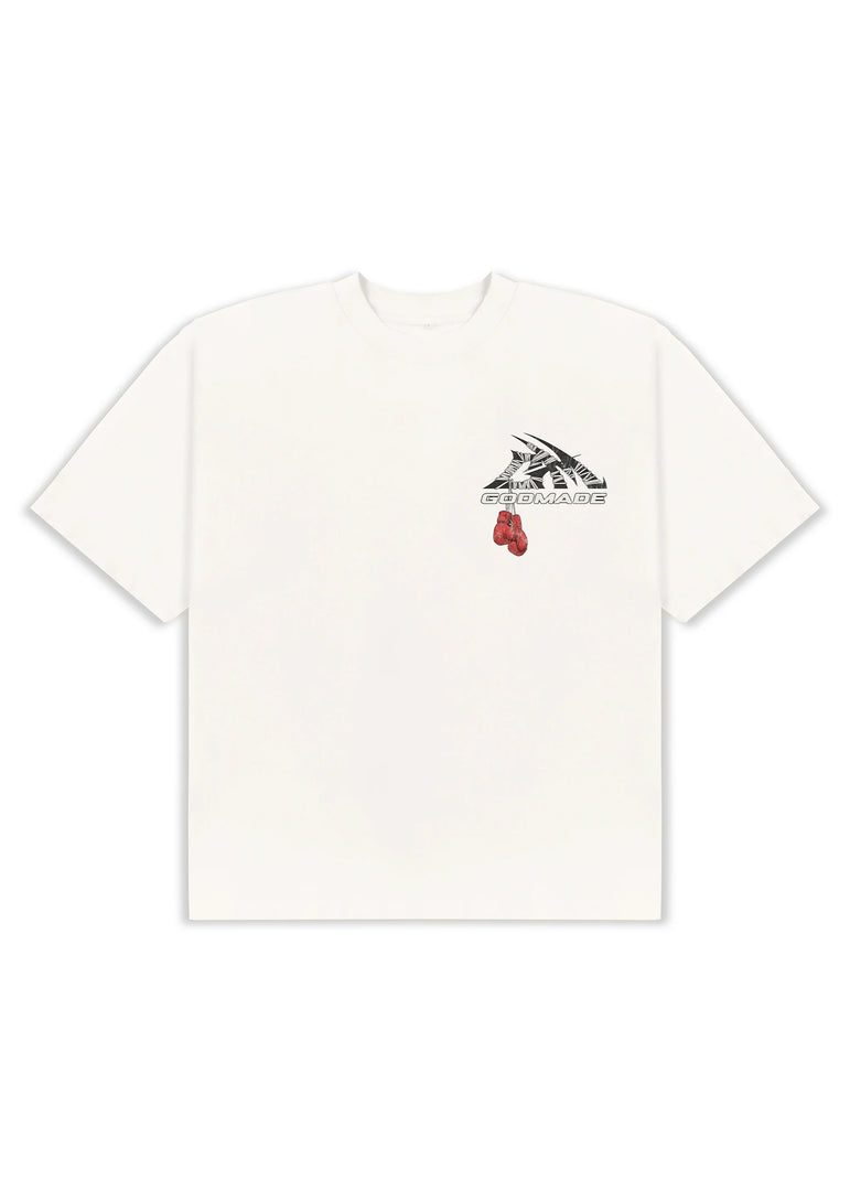 GM LOGO WRAPPED - OFF WHITE T-SHIRT