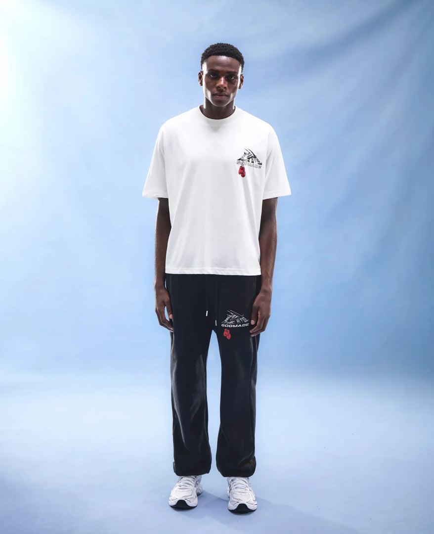 GM LOGO WRAPPED - OFF WHITE T-SHIRT