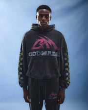 GM RACING - WASHED GREY HOODIE