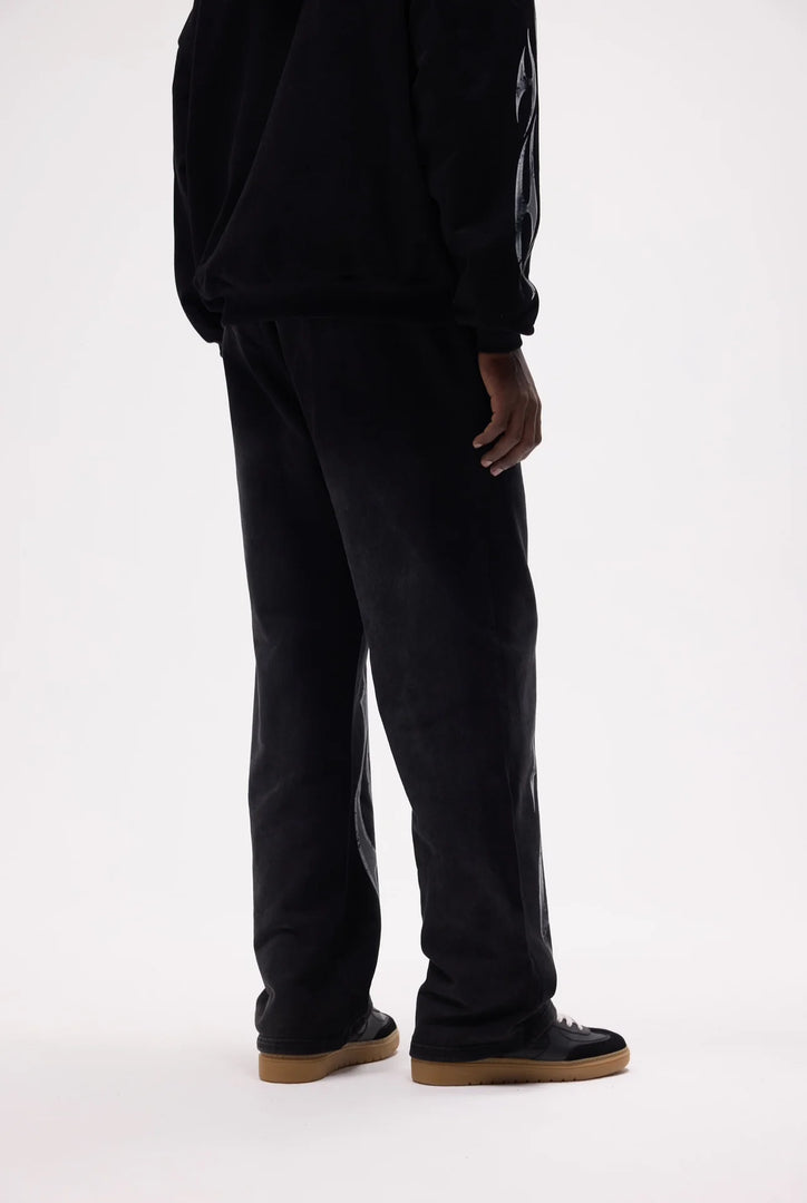 GM LOGO SWEATPANTS - WASHED BLACK