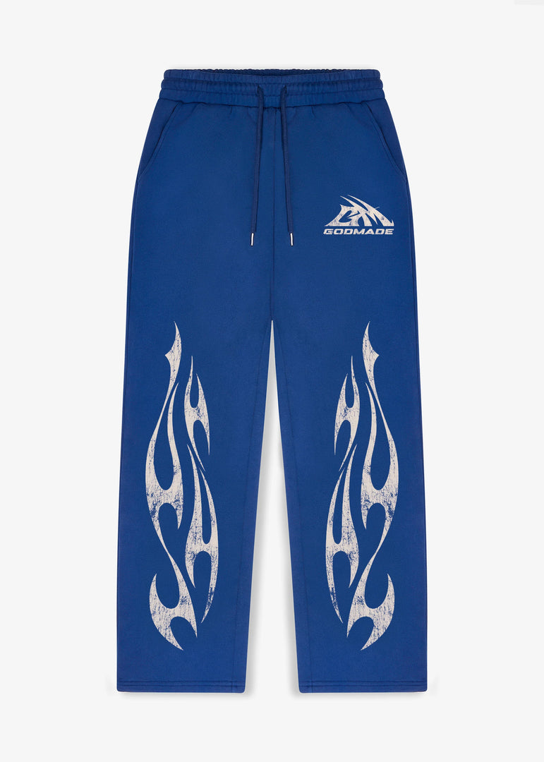 GM LOGO - WASHED BLUE SWEATPANTS