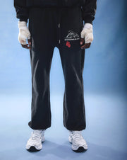 GM LOGO WRAPPED SWEATPANTS - WASHED BLACK