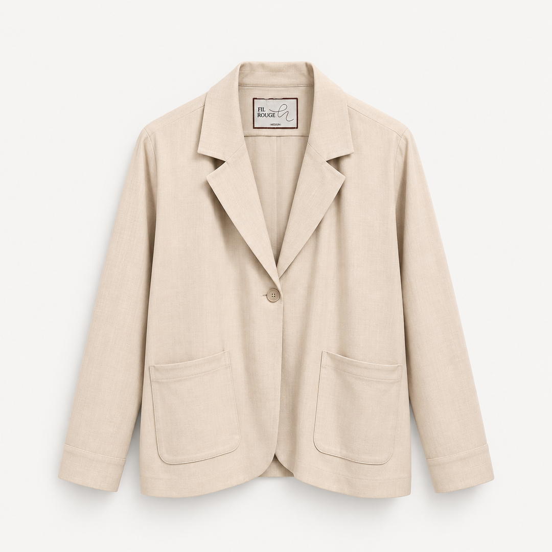 Beige suit jacket
