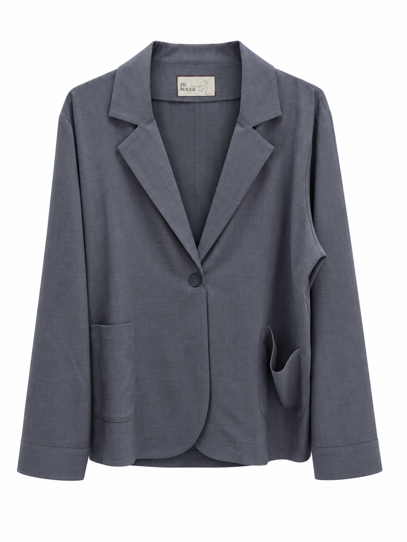 Grey suit jacket