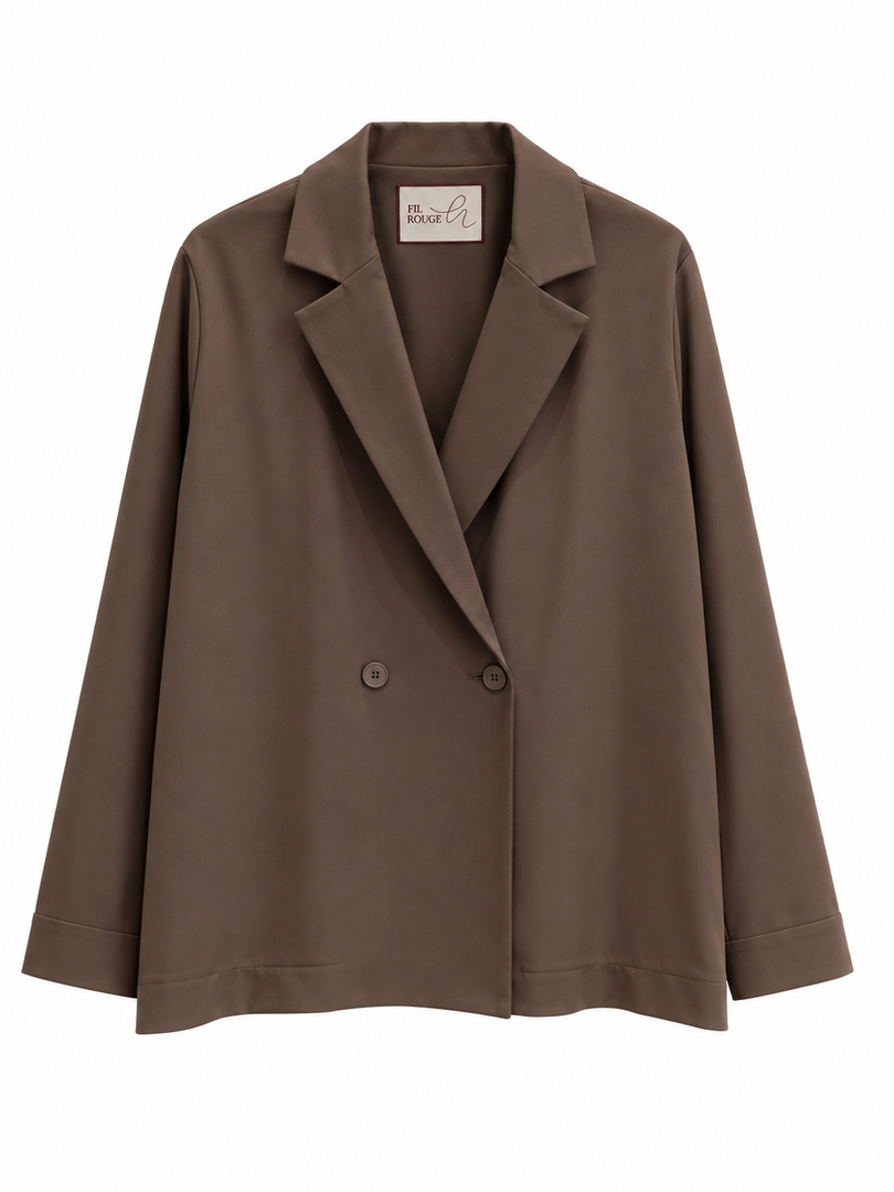Two button suit jacket Brown
