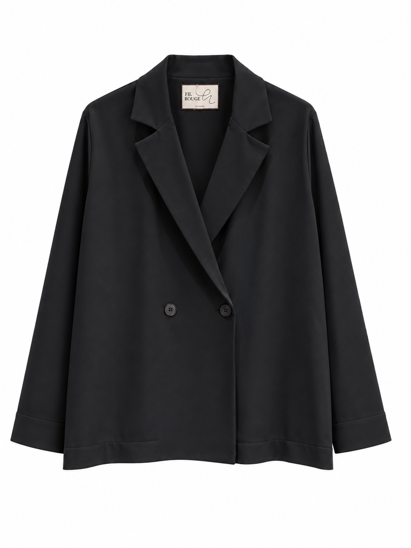 Two button suit jacket Black