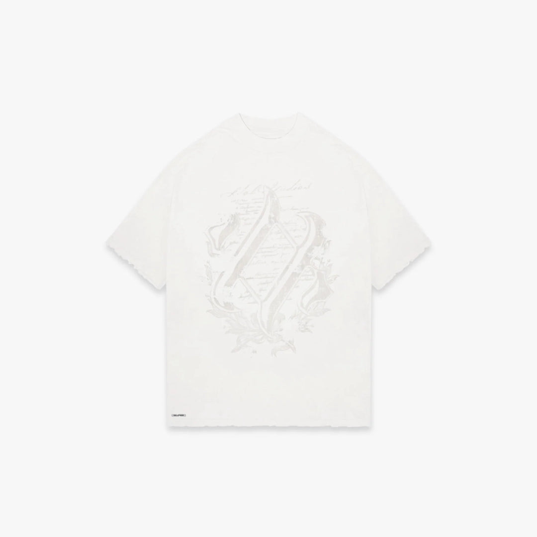 ETCHED - CREAM T-SHIRT