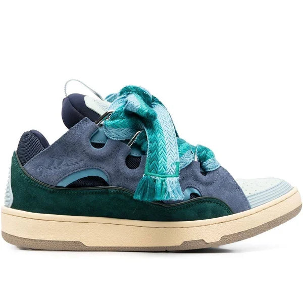 LANVIN PARIS CURB GREY DARK GREEN LIGHT BLUE