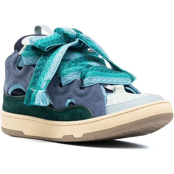 LANVIN PARIS CURB GREY DARK GREEN LIGHT BLUE