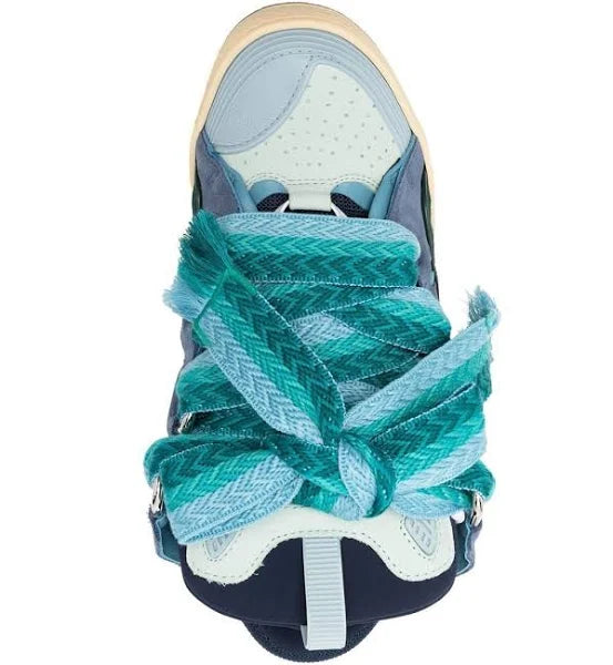 LANVIN PARIS CURB GREY DARK GREEN LIGHT BLUE