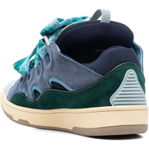 LANVIN PARIS CURB GREY DARK GREEN LIGHT BLUE