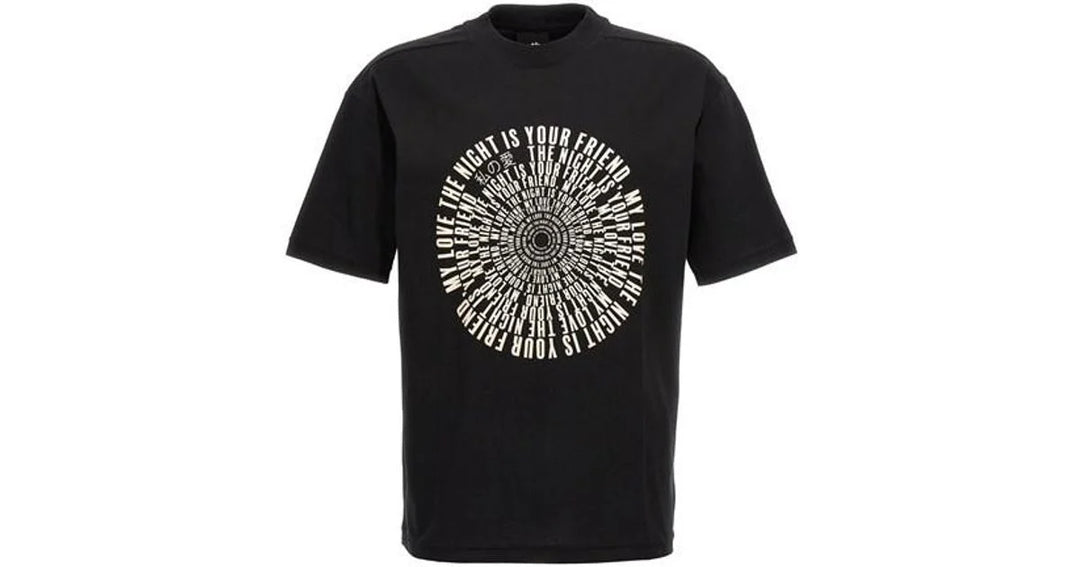 THOM KROM SLOGAN BLACK TEE