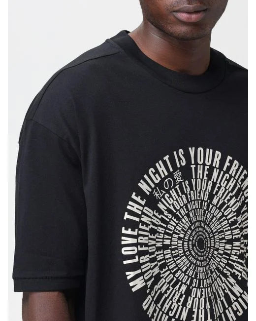 THOM KROM SLOGAN BLACK TEE